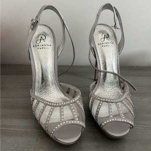Silver High Heels